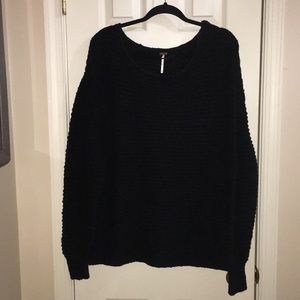 Free People Black Sweater Size Medium
